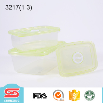 food grade plastic keep fresh box square small plastic containers for kitchen